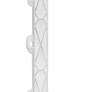 Palik ogrodzeniowy z polipropylenu TITAN - 110 cm - biały - podwójna stopka - 441800 - KERBL