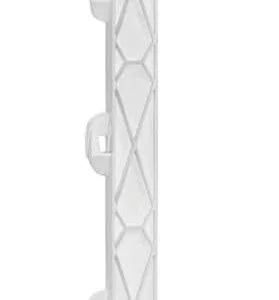 Palik ogrodzeniowy z polipropylenu TITAN - 110 cm - biały - podwójna stopka - 441800 - KERBL