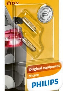 Żarówka 12V W1,2W - 2szt. - blistr - 12516B2 - PHILIPS