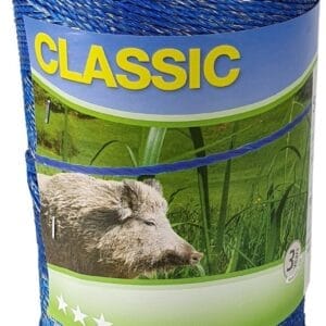 Plecionka ogrodzeniowa CLASSIC WILD HOG - 500 m x 2 mm - niebieska - 449098 - KERBL