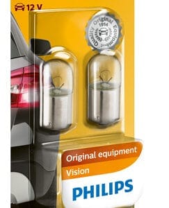 ŻARÓWKA 12V R10W 10W - 2szt. - blistr - 12814B2 - PHILIPS