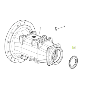 Miseczka metalowa podkładka zwolnicy mostu tylnego - 0.008.4001.0/10 - SDF