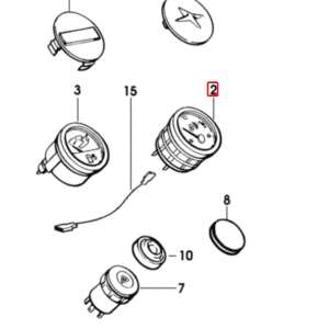 Wskaźnik temperatury - manometr/termometr - 0.009.1735.0/10 - SDF