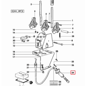 Linka CIĘGNO - Sekcji rozdzielacza - 1115mm - 0.011.4037.3/20 - SDF