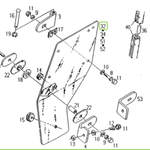 SZYBA DRZWI PRAWE - 04352849 - SDF
