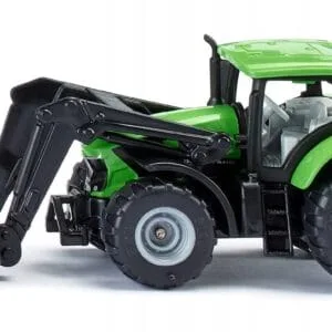 Zabawka ciągniczek - DEUTZ-FAHR mały-metalowy z ładowaczem czołowym - 1394 - SIKU
