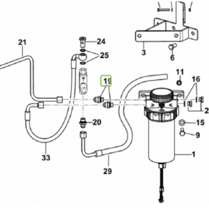 Złączka m 16 p.1.5-3/4" - nypel - 2.3249.227.2 - SDF