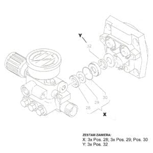 Zestaw naprawczy - zestaw uszczelnienia wodnego pompy - 14MM - K1152 - 49053- KRANZLE