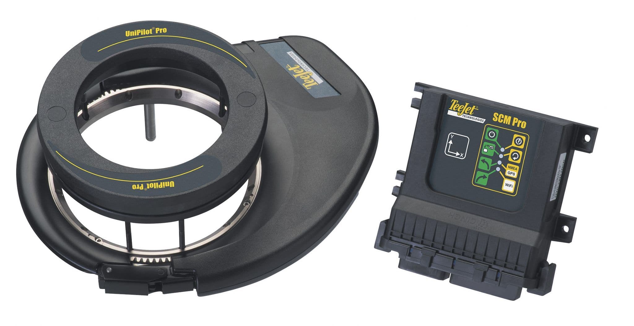 Zestaw Automatycznego kierowania w polu - System jazdy równoległej - Nakładka na kierownicę - UniPilot PRO - 91-05032 - TEEJET 1 Zestaw Automatycznego kierowania w polu - System jazdy równoległej - Nakładka na kierownicę - UniPilot PRO - 91-05032 - TEEJET