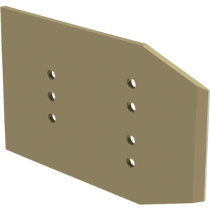 PŁOZA ZAGARNIAJĄCA PŁUGA TYLNA - Ochraniacz płozy - 929.10.021.0 - POTTINGER