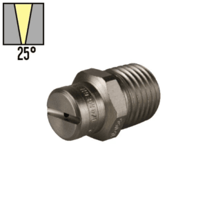 Dysza wodna płaskostrumieniowa - kąt 25 stopni - rozmiar 0451/4-K185 - D25045 - KRANZLE