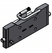 PŁYTA PRZESUWNA zaczepu - 390x32x25 D20 - LB00E04 - V.Orlandi