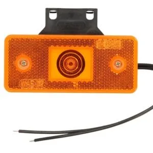 Lampa boczna obrysowa pozycyjna W17 na żarówkę - LEWA / PRAWA - Pomarańczowa - WAŚ