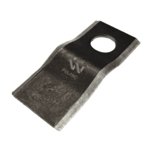 Nożyk kosiarki rotacyjnej - czeskiej wygięty - 105x48x3 otwór 21 - WKR105X48X3 - WARYŃSKI