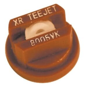Dysza - Rozpylacz płaskostrumieniowy XR 80° 05 - brązowy - ceramiczny - XR 8005-VK - TeeJet