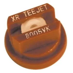 Dysza - Rozpylacz płaskostrumieniowy XR 80° 05 - brązowy - ceramiczny - XR 8005-VK - TeeJet
