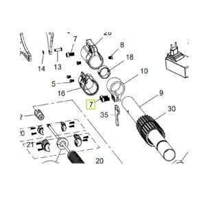 ŚRUBA M16X12 TCCE - Y106.0140 - CAMPAGNOLA