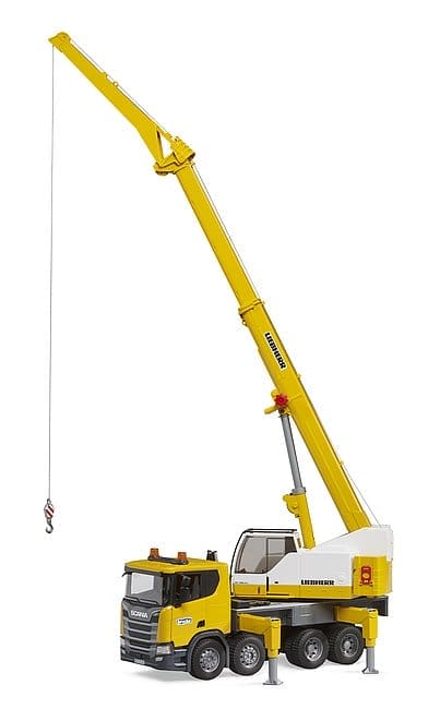 Zabawka - Dźwig budowlany Scania Super 560R z dźwigiem Liebherr - 03571 - BRUDER 4 Zabawka - Dźwig budowlany Scania Super 560R z dźwigiem Liebherr - 03571 - BRUDER