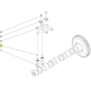 Śruba - Tłok dźwigienki zaworowej - 04127376 - DEUTZ