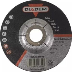 Tarcza tnąca do metalu - 125x3,2x22,23 - DIADEM