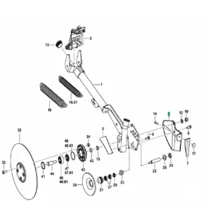 Redlica siewnika VITASEM - PRAWA - 8612.32.322.0 - POTTINGER
