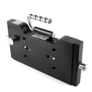 Płyta adaptacyjna zaczepu z 4 otworami M20 - CZARNA - LBPU 330-32-25