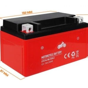 Akumulator żelowy motocyklowy - 12V7A - LTX7A-BS - LTC