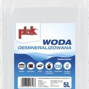 Woda Demineralizowana Destylowana 5L - SCWODADEMI5L - PLAK