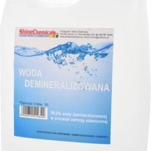 Woda Demineralizowana Destylowana 5L - SH600-5L - ShineChemicals