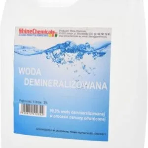 Woda Demineralizowana Destylowana 5L - SH600-5L - ShineChemicals
