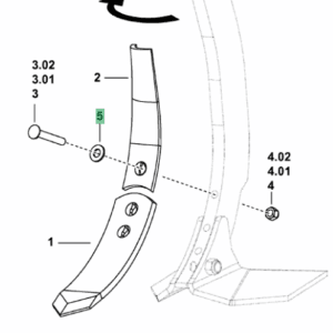 Podkładka - Dysk 15/35x2,00 ISO 4759-3 - 167.607 - POTTINGER
