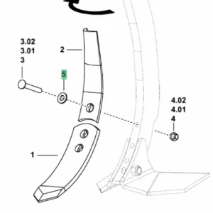Podkładka - Dysk 15/35x2,00 ISO 4759-3 - 167.607 - POTTINGER