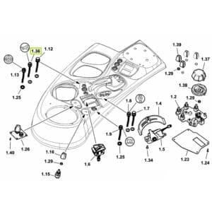 Przycisk - 4WD - 2.7659.414.0 - SDF