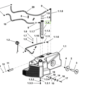 Pływak - czujnik poziomu paliwa - 2.7059.018.0/10 - SDF