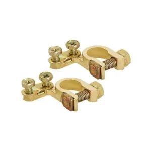 Klemy do akumulatora - komplet 2 szt. - "+" i "-". - KPL - GEKO