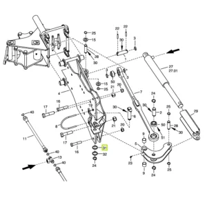 Podkładka - 25,2/34x2 - 162.427 - Pottinger