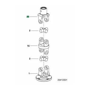 Widłak 21 zębów 35mm - 88+151.012.345 - POTTINGER
