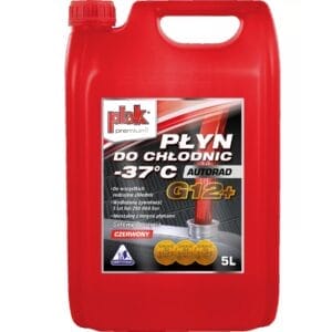 Płyn do chłodnic G12+ - czerwony - 5L - AUTORAD - PLAK