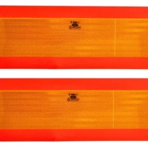 Tablica ostrzegawcza 2szt. - pomarańczowa - do przyczep i naczep - ZESTAW - CARGO-AET5