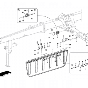 Fartuch pokosu zgrabiarki TOP - 2723.90.000.4 - Pottinger