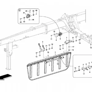 Fartuch pokosu zgrabiarki TOP - 2723.90.000.4 - Pottinger