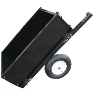 Przyczepa wywrotka z dyszlem, szybki montaż - do trawy, liści, piasku - 250KG - 31550003 - Techni-Power