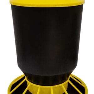 Karmidło zasypowe - automatyczne - 10 kg - czarno - żółte - 04-0224