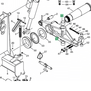 Gniazdo - Tuleja sworznia ramy - 50x55x35 - 410.362 - POTTINGER